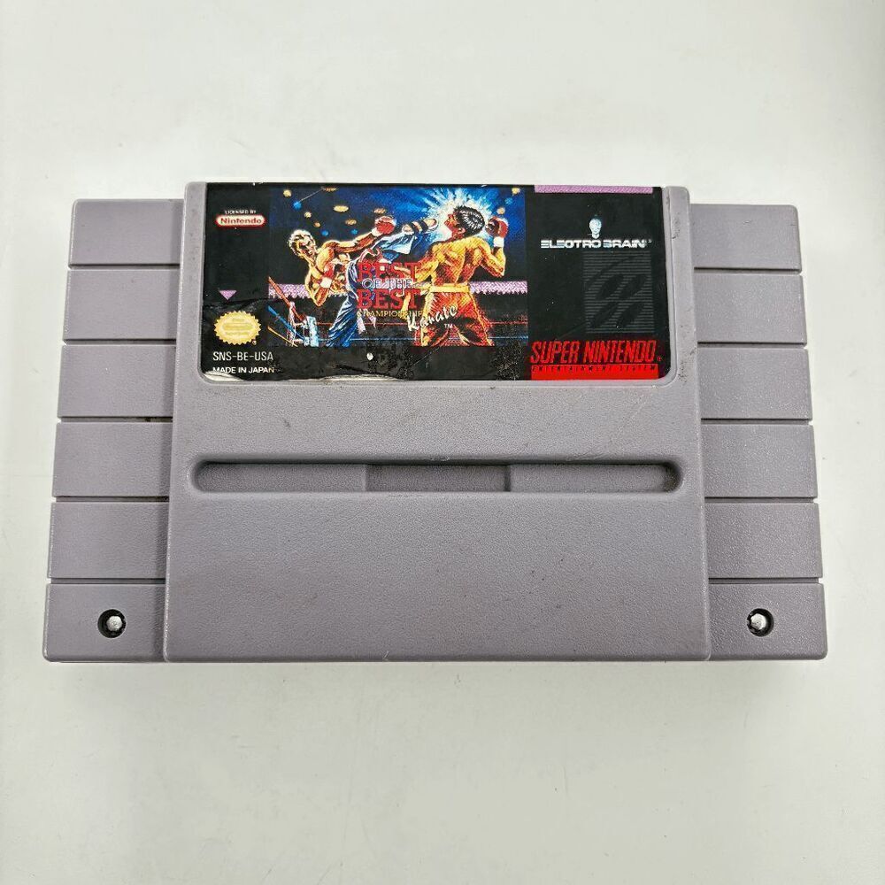 Best Of The Best Championship Karate - Super Nintendo SNES Tested & Working